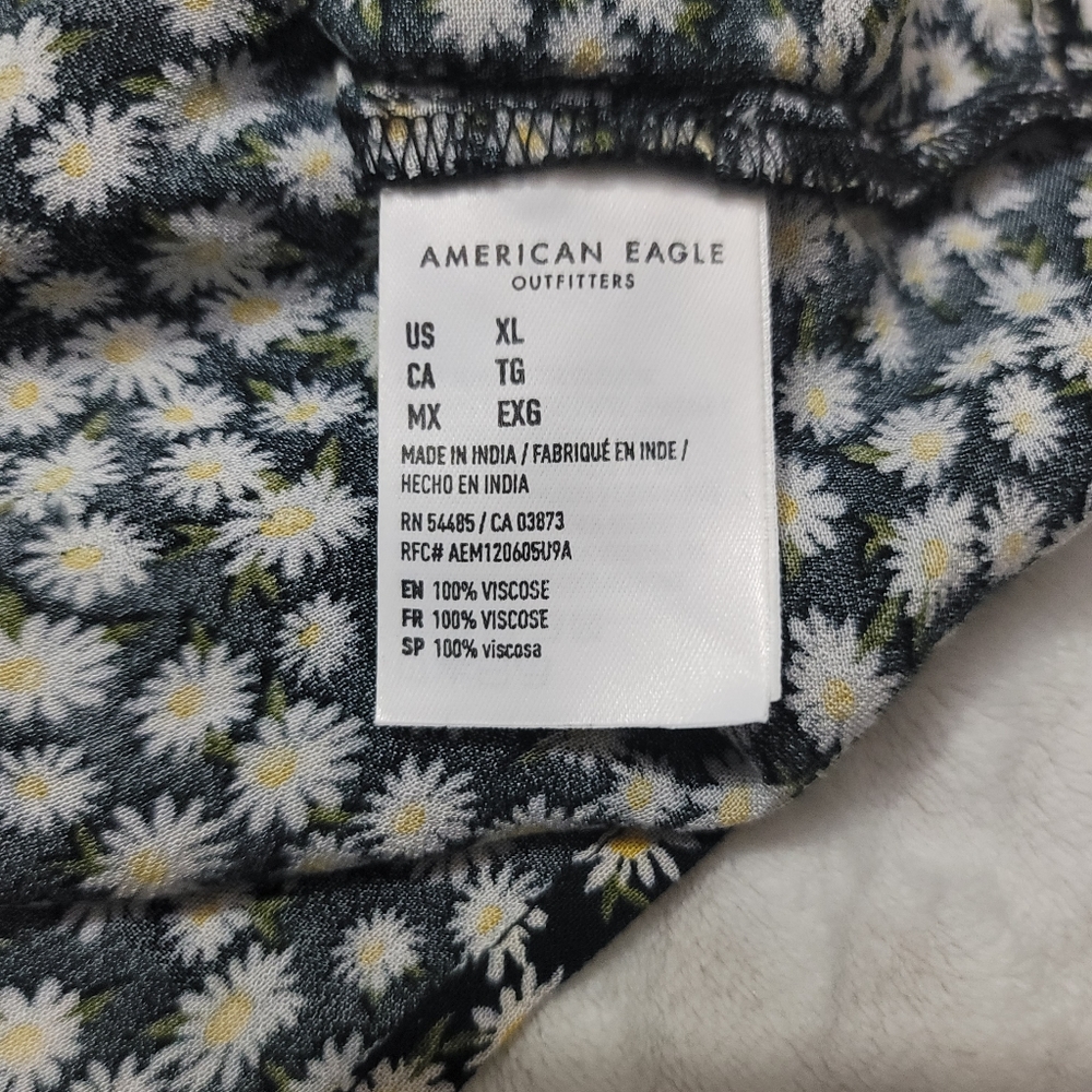 American Eagle Outfitters Women's Daisy Halter Mini Dress Size XL - Picture 11 of 11